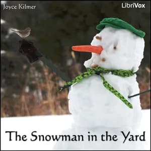 Snowman in the Yard