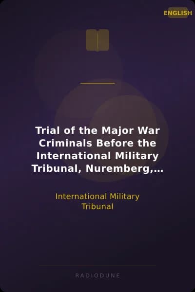 Trial of the Major War Criminals Before the International Military Tribunal, Nuremberg, 14 November 1945-1 October 1946: Vol. I
