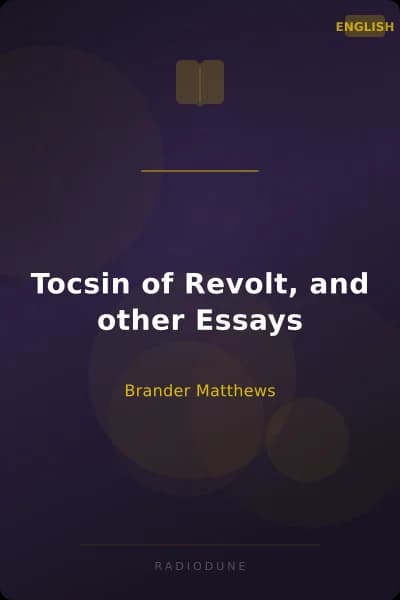 Tocsin of Revolt, and other Essays