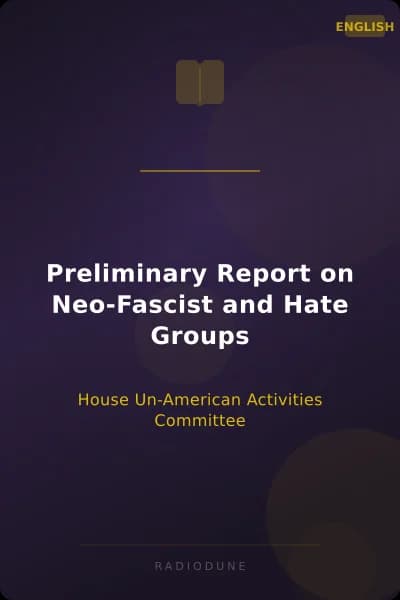 Preliminary Report on Neo-Fascist and Hate Groups