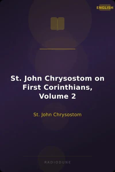 St. John Chrysostom on First Corinthians, Volume 2
