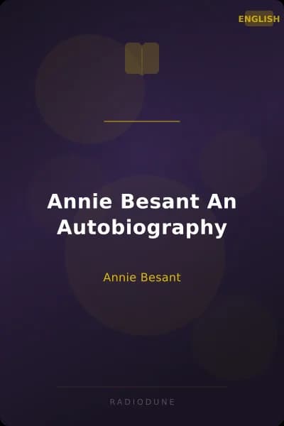 Annie Besant An Autobiography