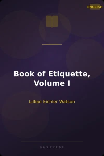 Book of Etiquette, Volume I