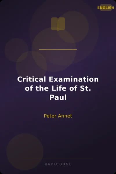 Critical Examination of the Life of St. Paul