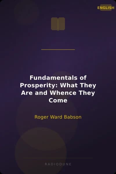 Fundamentals of Prosperity: What They Are and Whence They Come
