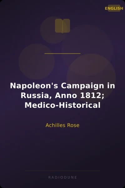 Napoleon's Campaign in Russia, Anno 1812; Medico-Historical