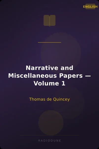 Narrative and Miscellaneous Papers — Volume 1