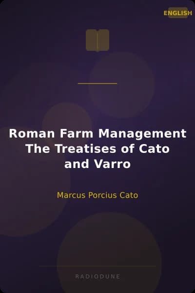 Roman Farm Management The Treatises of Cato and Varro
