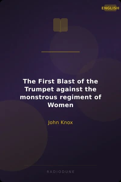 The First Blast of the Trumpet against the monstrous regiment of Women