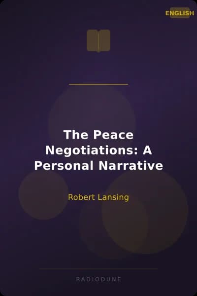 The Peace Negotiations: A Personal Narrative