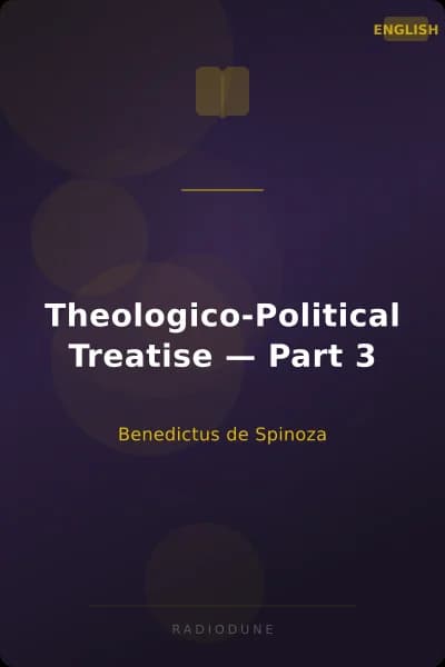 Theologico-Political Treatise — Part 3
