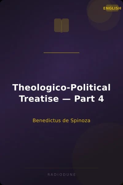 Theologico-Political Treatise — Part 4