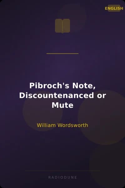Pibroch's Note, Discountenanced or Mute