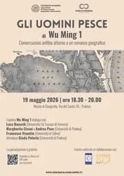Gli uomini pesce. Conversazioni anfibie attorno a un romanzo geografico. Padova, 19 maggio 2026