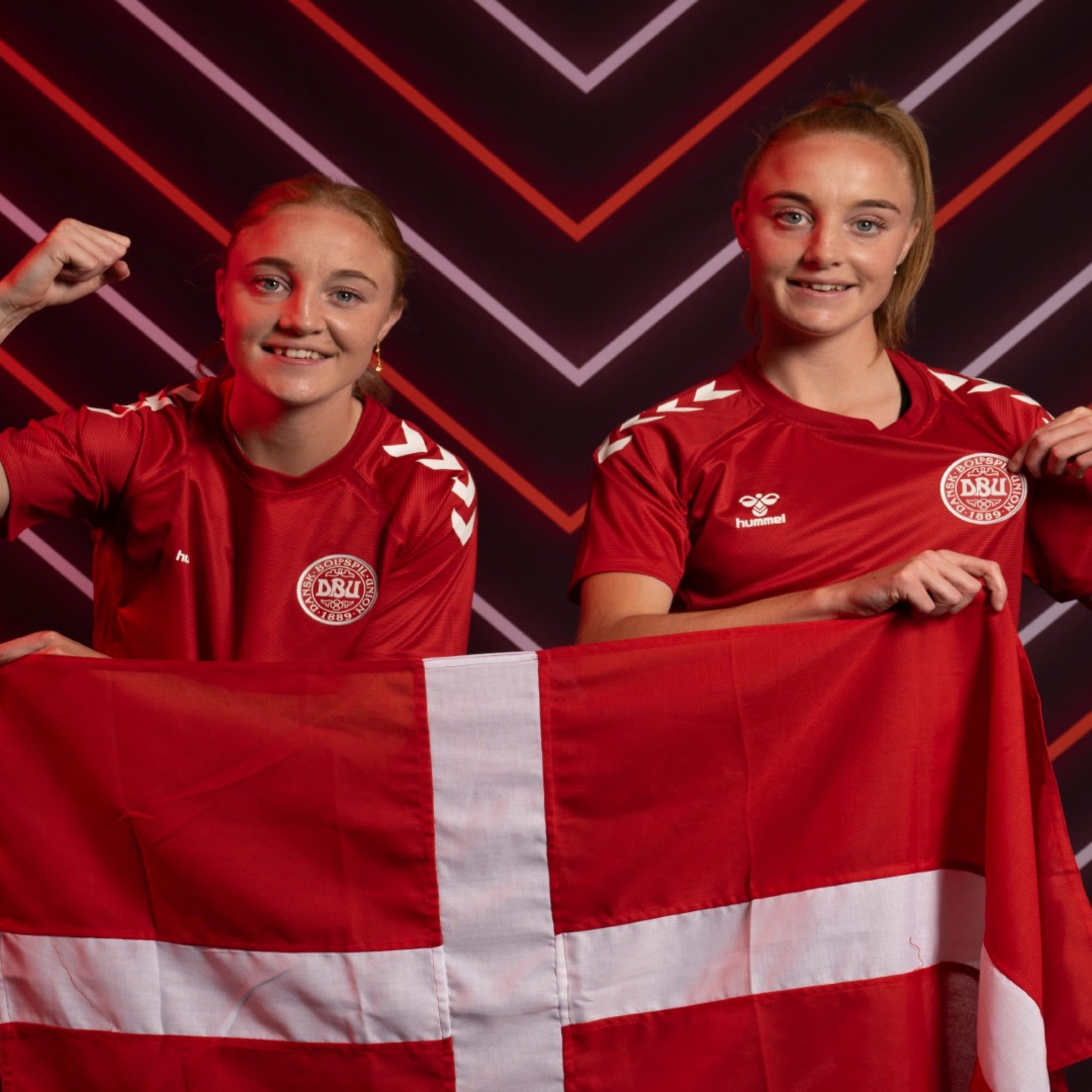 Denmark twins Karen and Sara Holmgaard are ready for a special EURO 2025