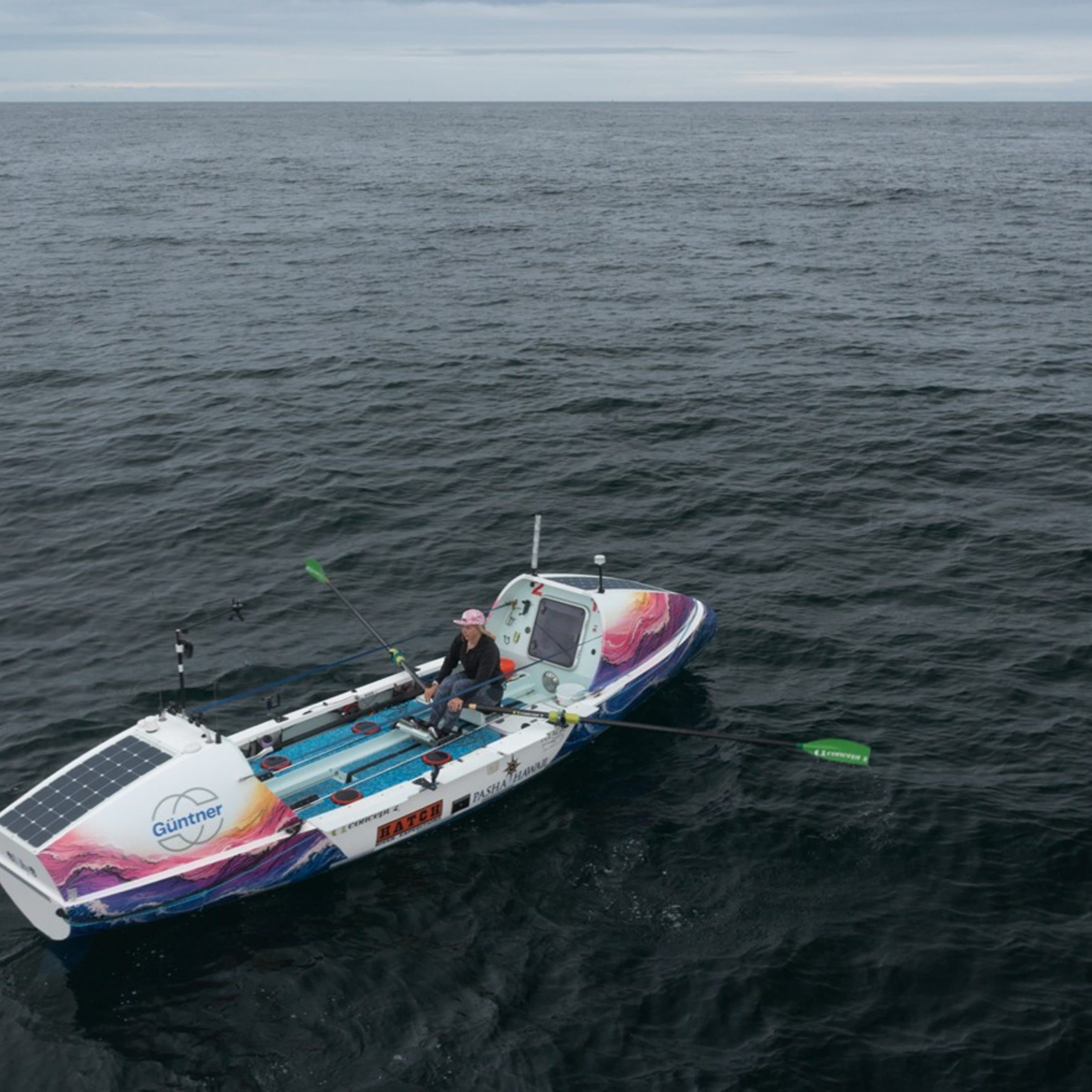 The Happy Pod: The joy of rowing solo in the Pacific