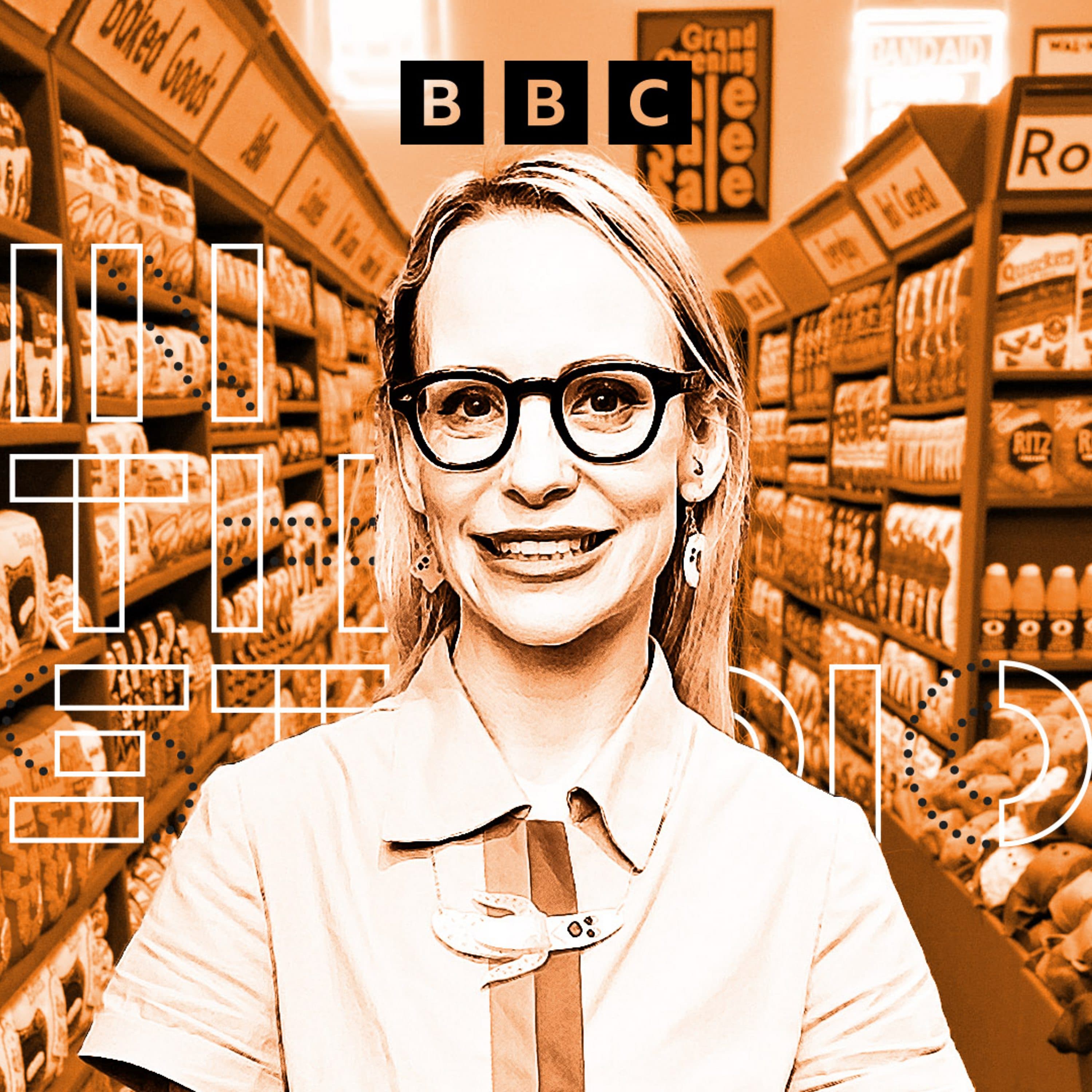 Nostalgic supermarket made of felt