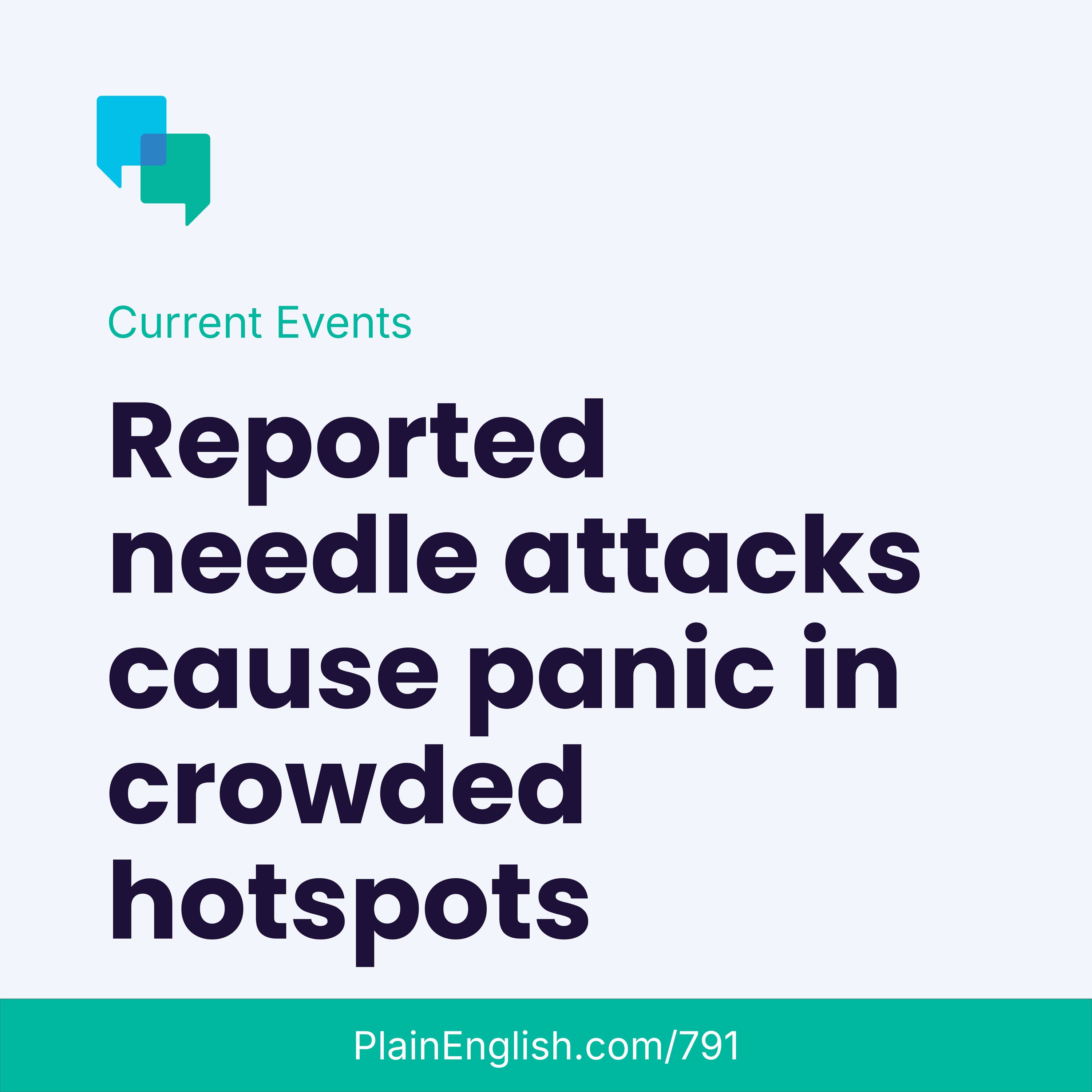 Wave of needle stabbings reported in France