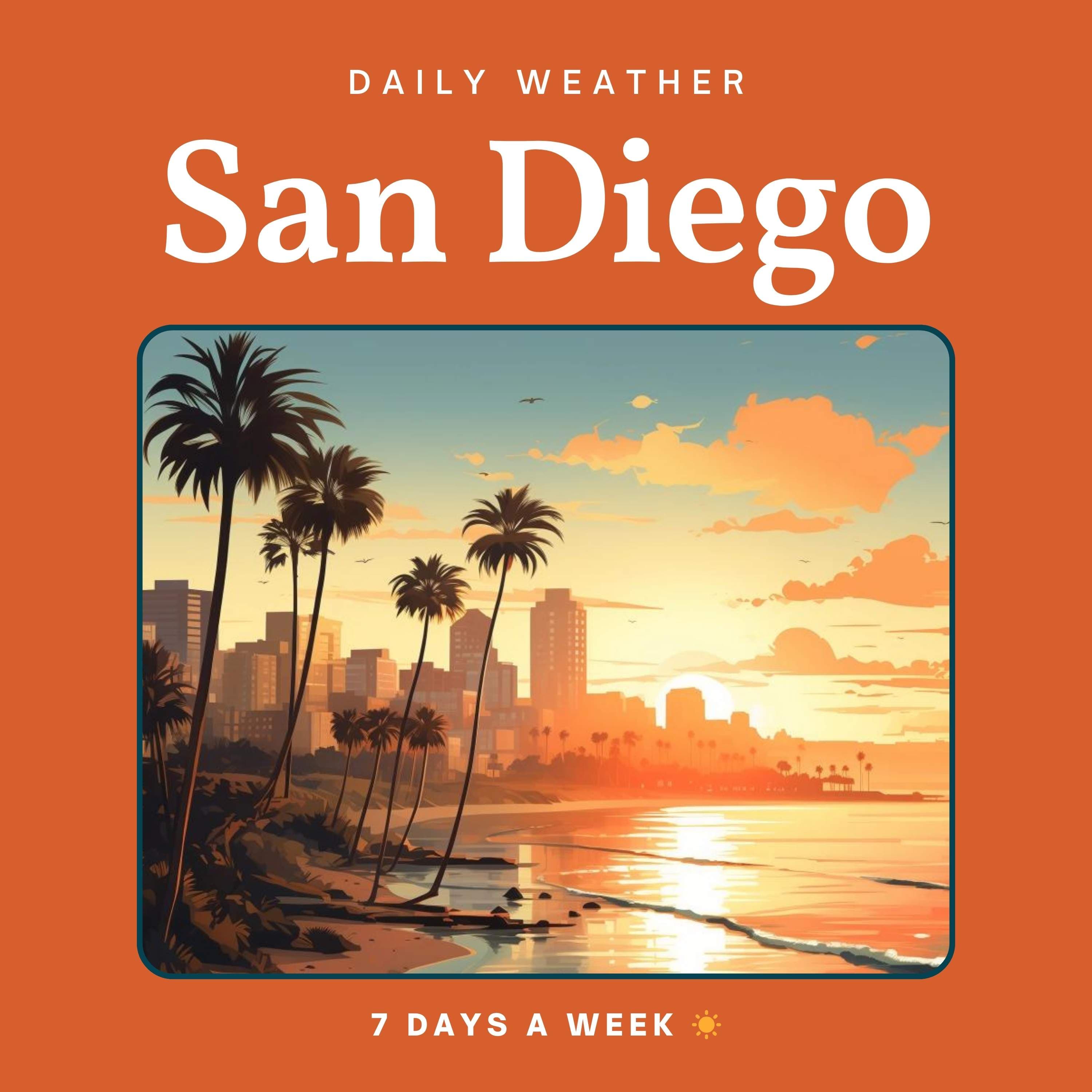 Sun Dec 14th, '25 - Daily Weather for San Deigo