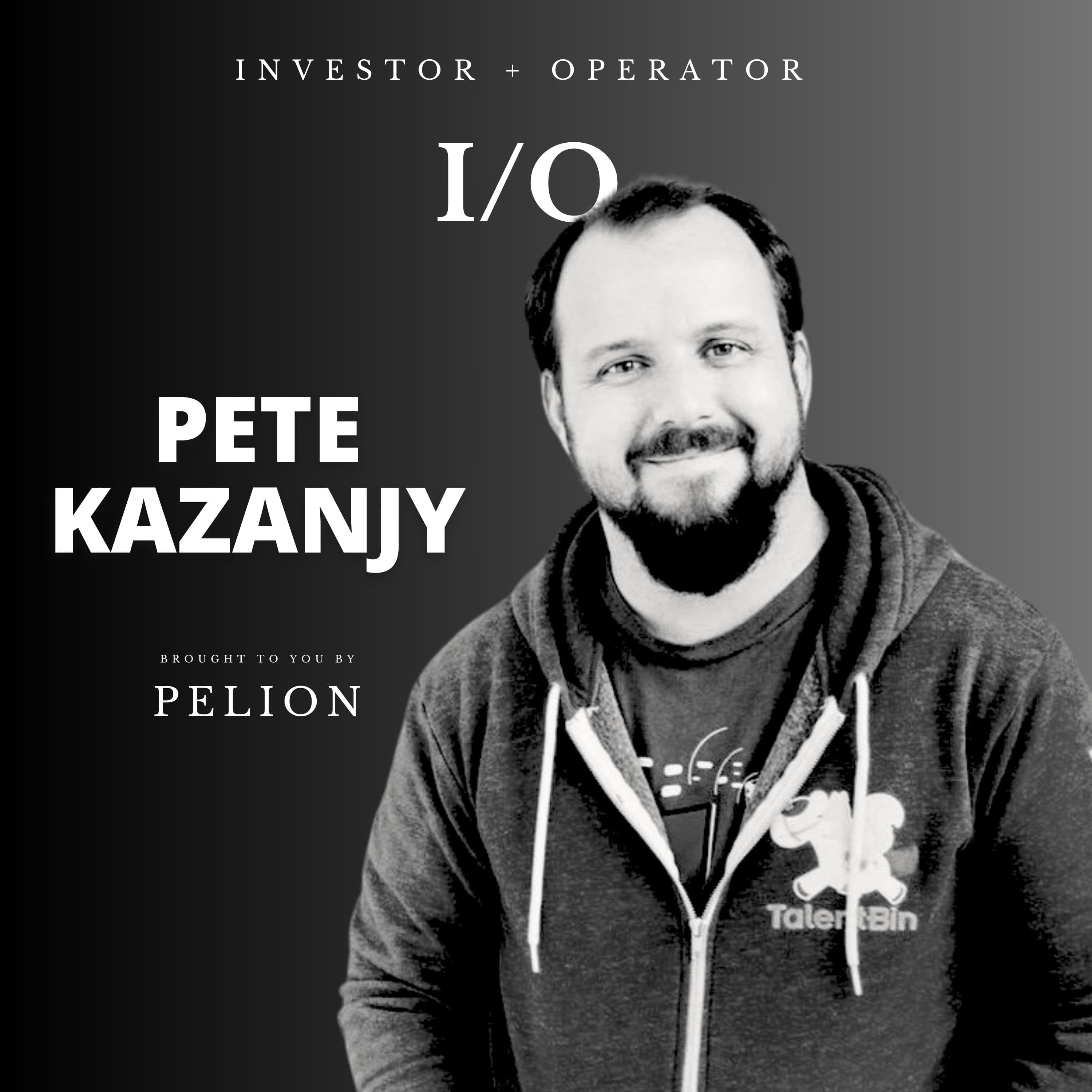 Building the Sales Machine with Pete Kazanjy, Author of Founding Sales | IO Podcast
