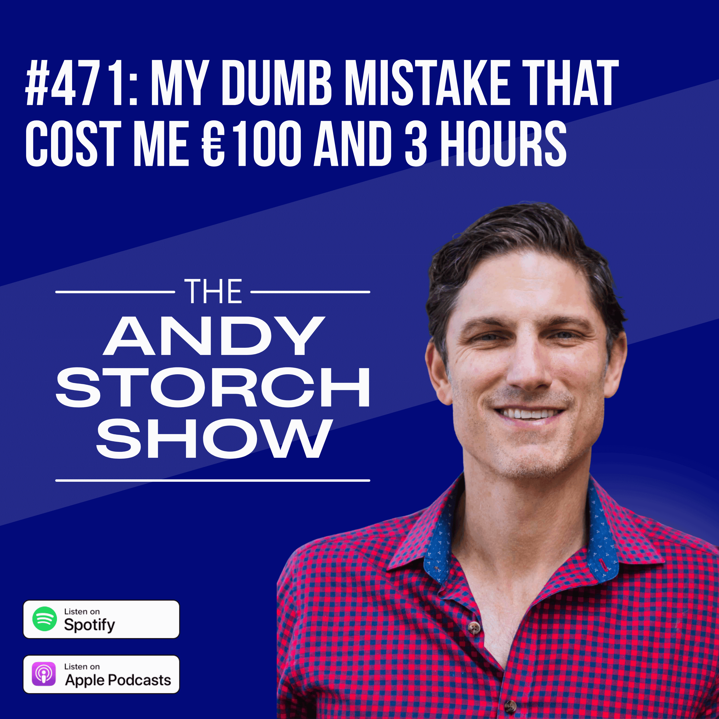 My Dumb Mistake that cost me €100 and 3 hours