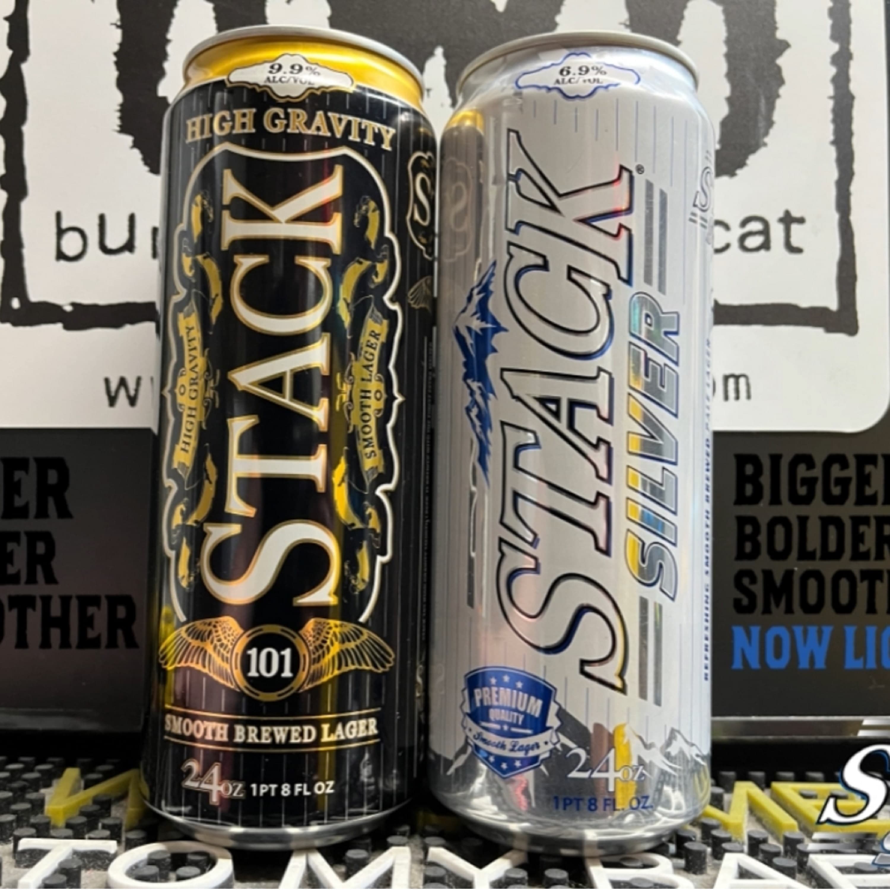 Double Stack SmackDown! Stack High Gravity Lager & Stack Silver Smooth Lager