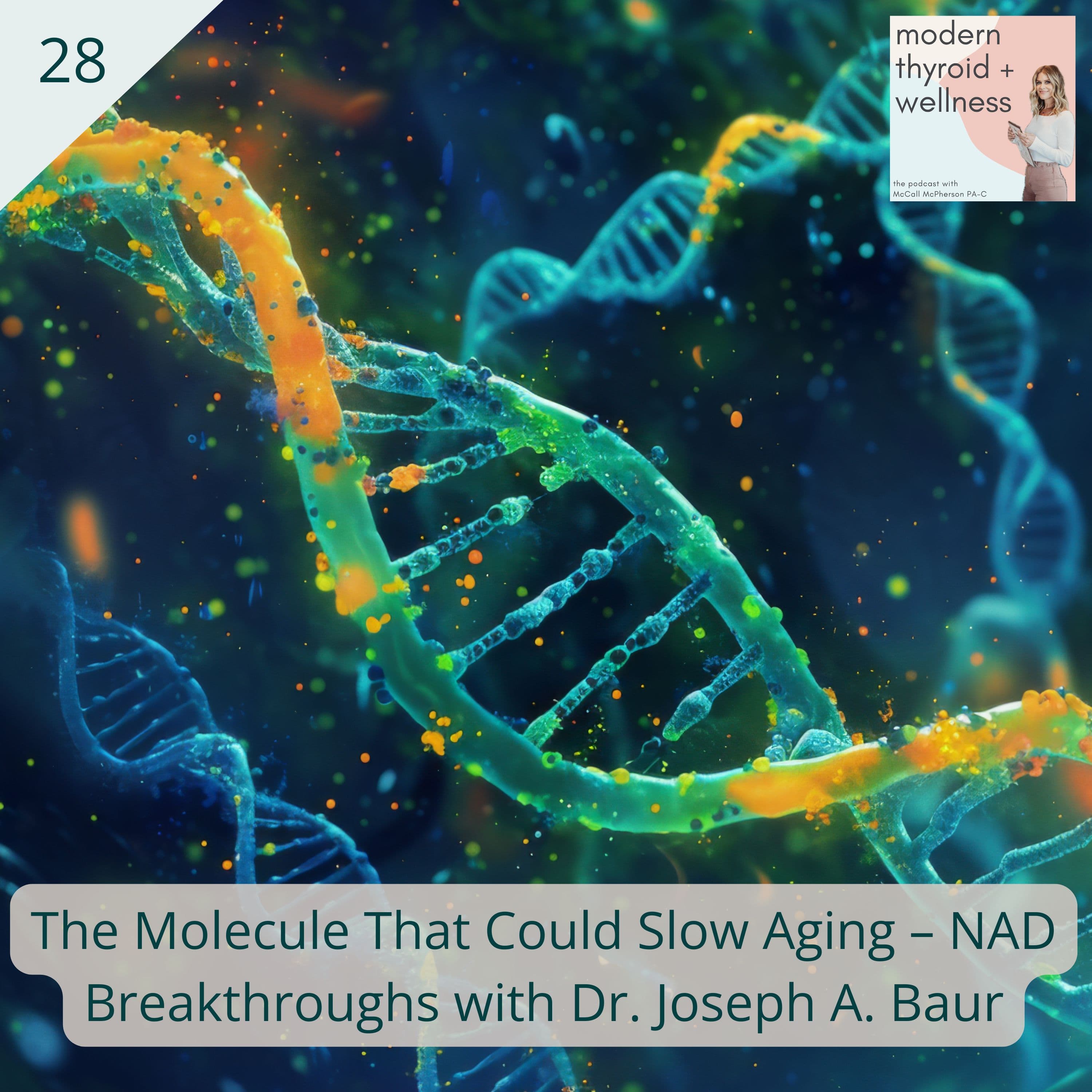 28: The Molecule That Could Slow Aging – NAD Breakthroughs with Dr. Joseph A. Baur