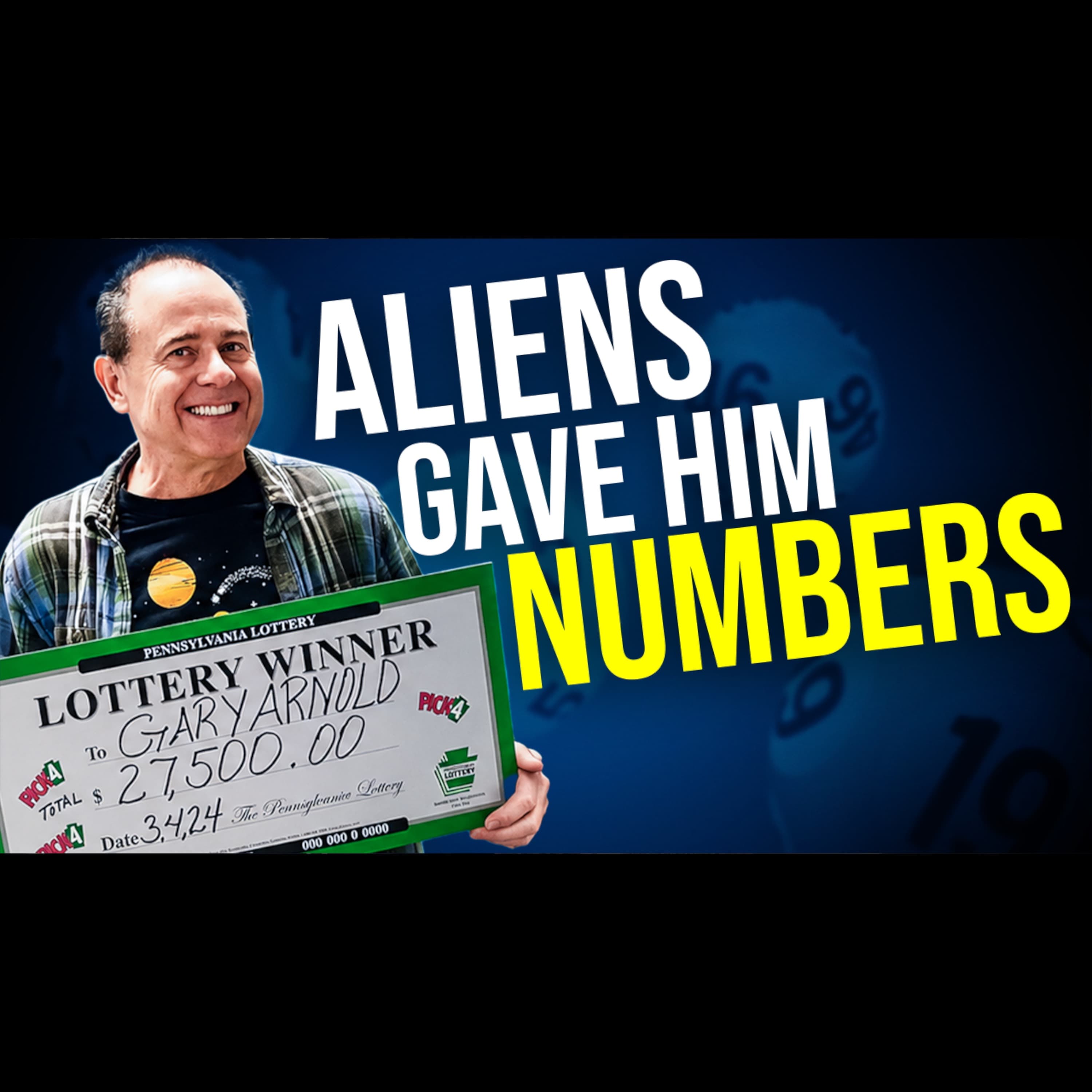 He Says Aliens Gave Him Winning Lottery Numbers