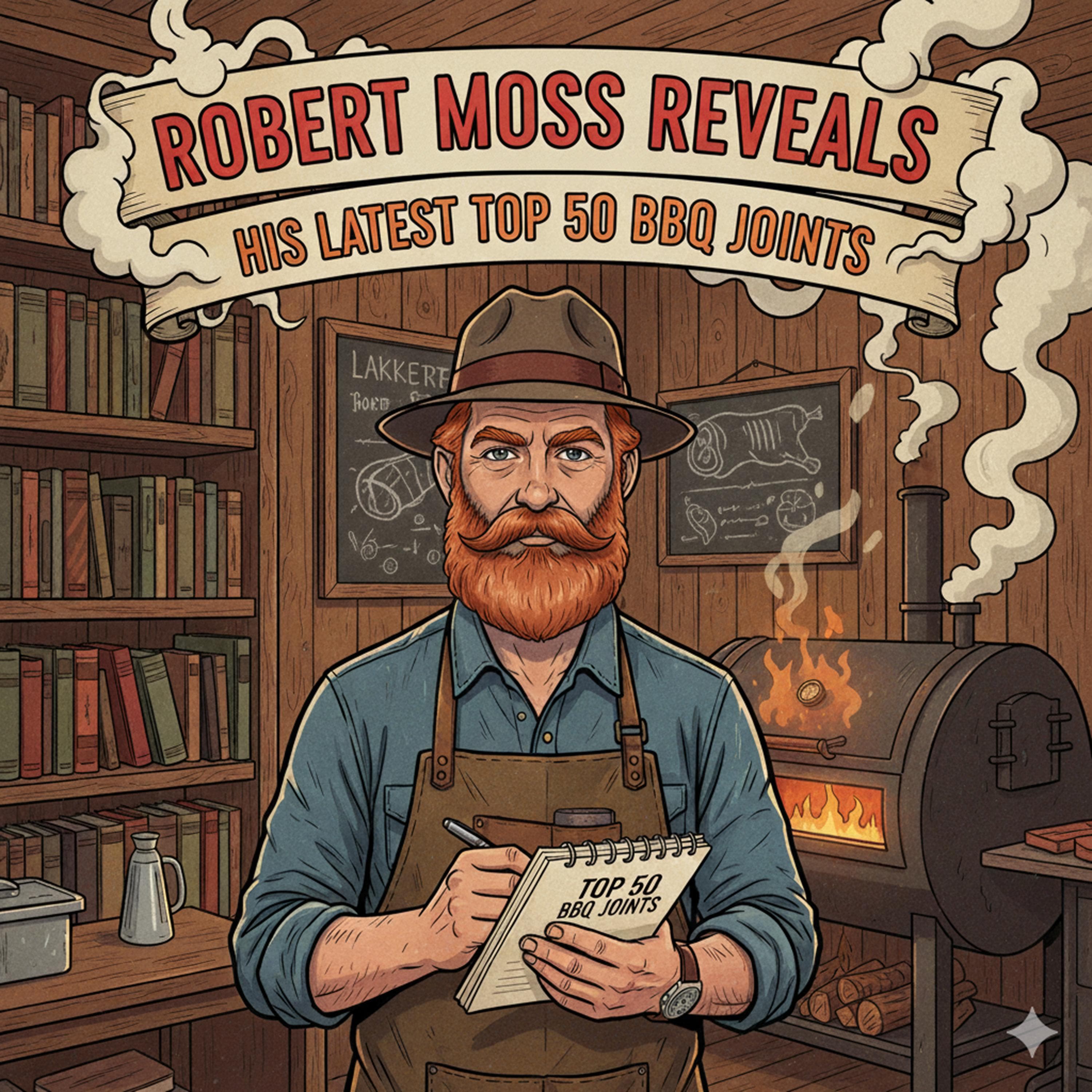 Robert Moss Releases Southern Living Magazines Top 50 BBQ Joints!