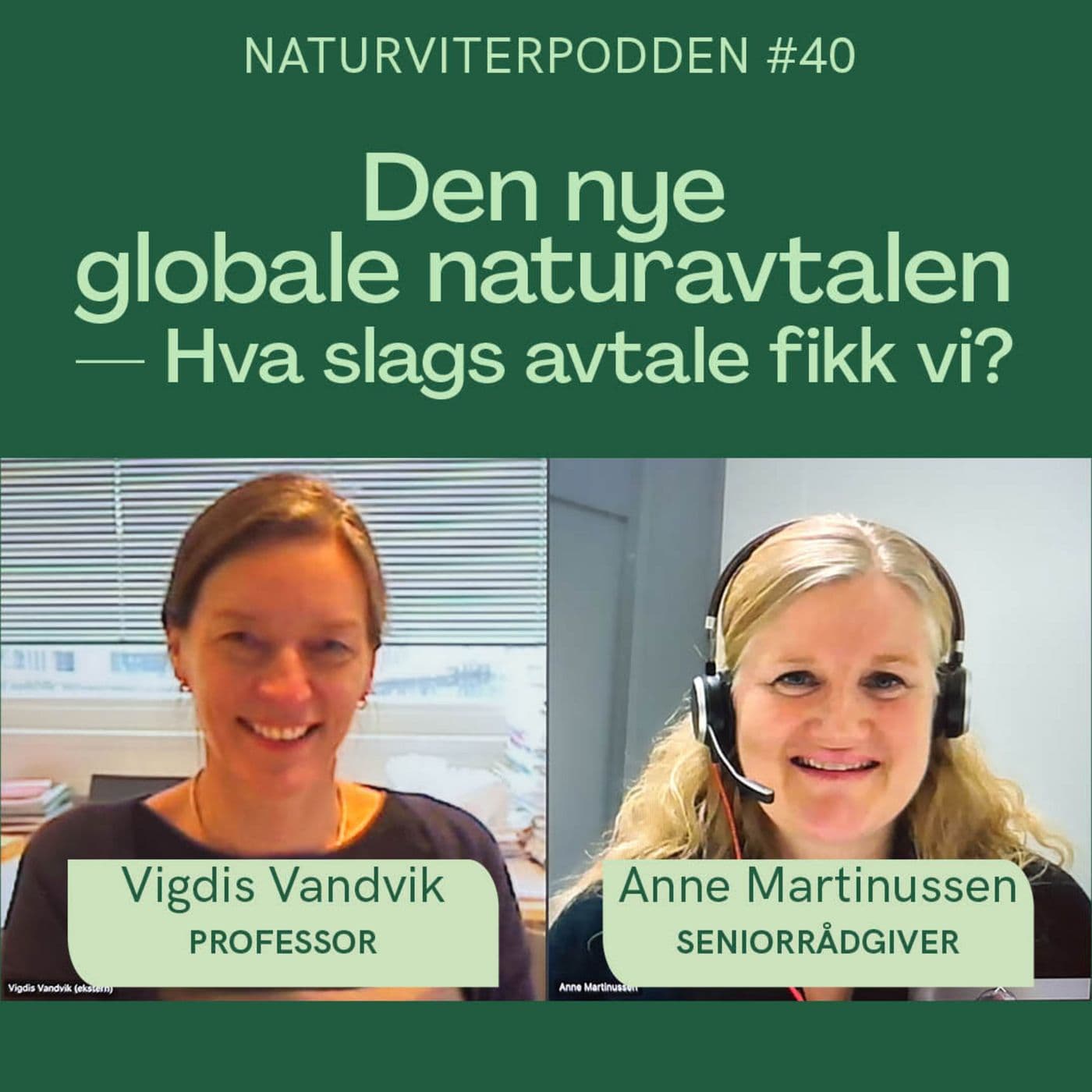 Den nye globale naturavtalen. — Hva slags avtale fikk vi?