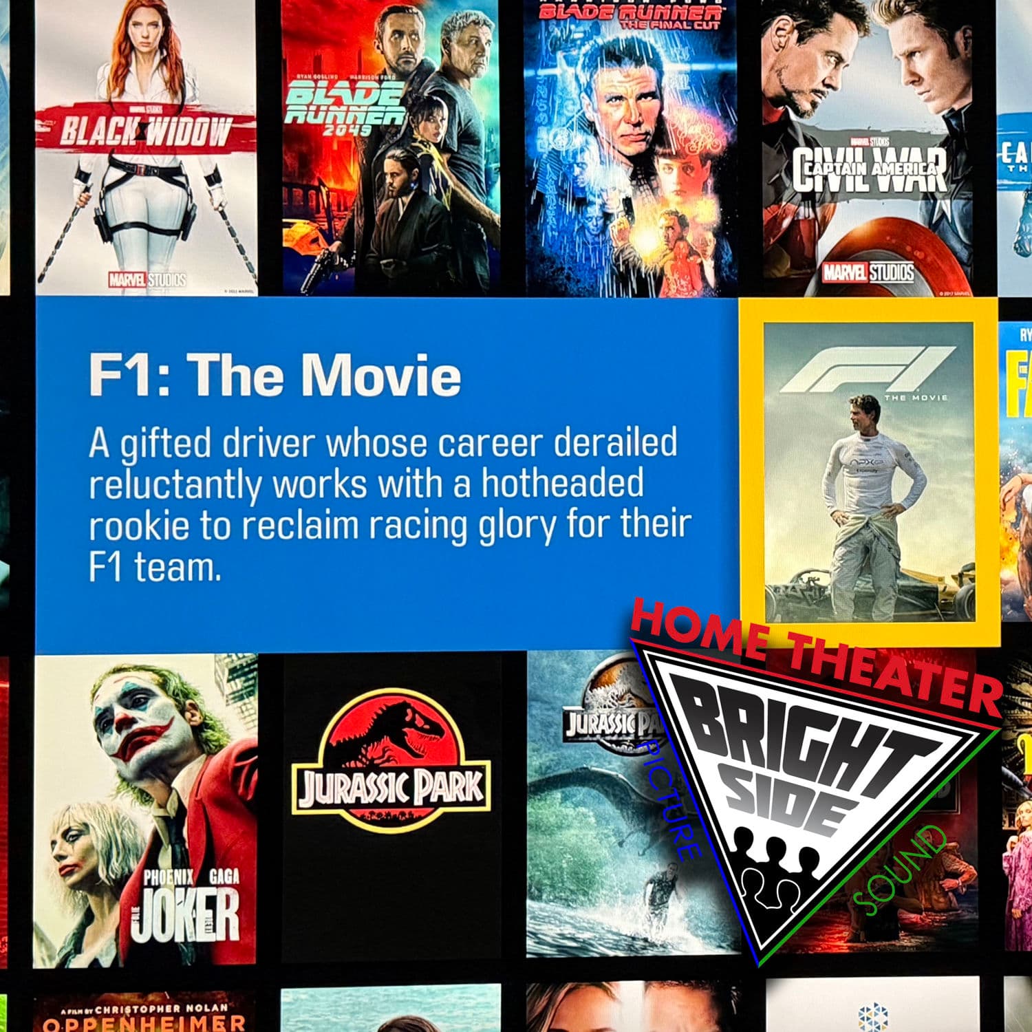 Home Theater Experience: F1: The Movie on Kaleidescape vs Apple TV+