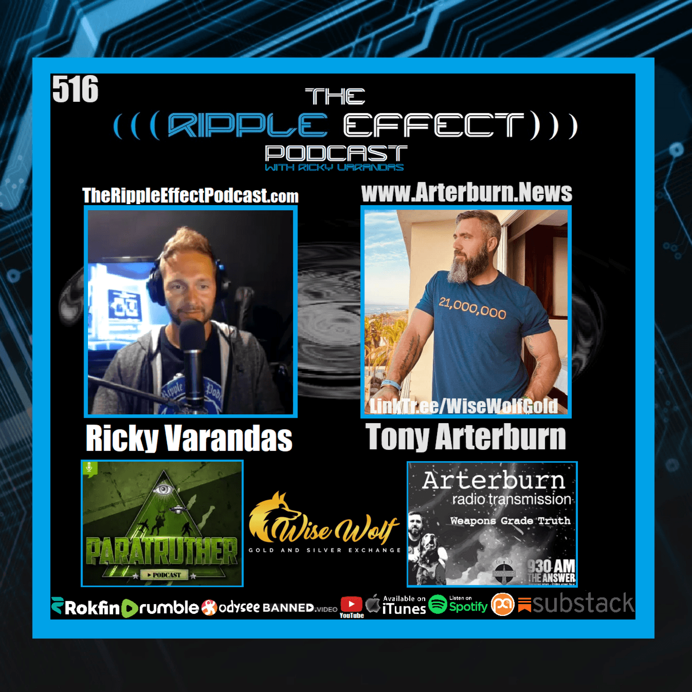 Episode 516: The Ripple Effect Podcast (Tony Arterburn | The Monetary Ponzi Scheme)