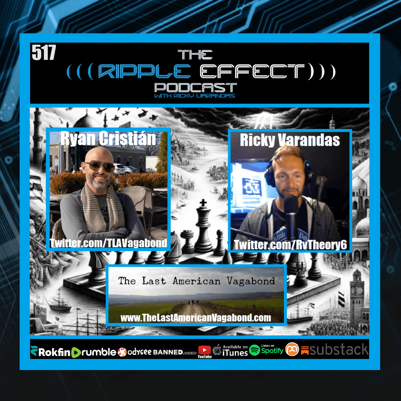 Episode 517: The Ripple Effect Podcast (Ryan Cristián | The Geopolitical Chess Game)