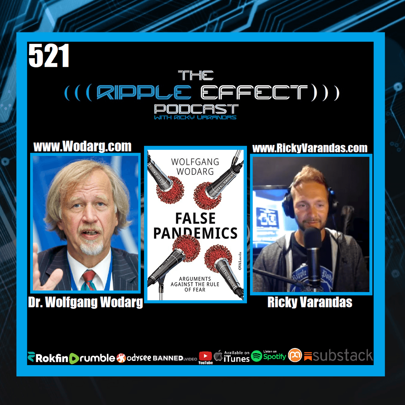 Episode 521: The Ripple Effect Podcast (Dr. Wolfgang Wodarg | FALSE PANDEMICS)