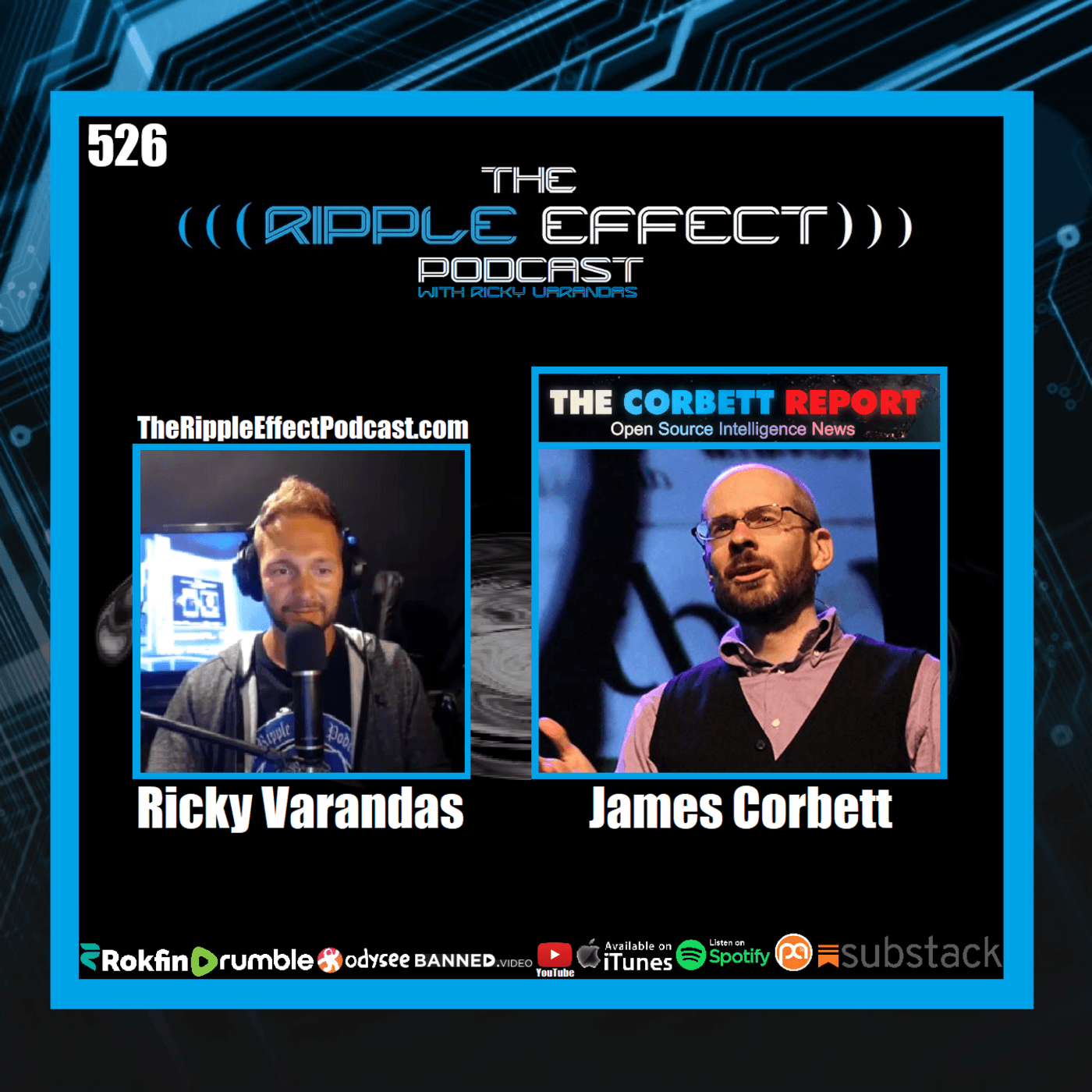 Episode 526: The Ripple Effect Podcast (James Corbett | The Past, The Present & The Future of Humanity)