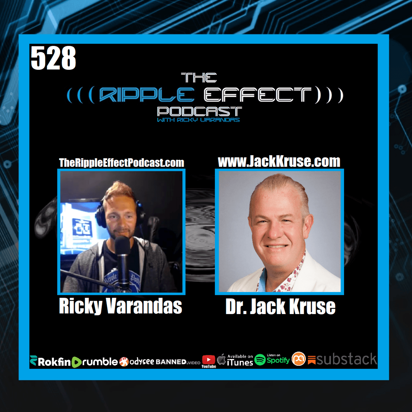 Episode 528: The Ripple Effect Podcast (Dr. Jack Kruse | Health, History, Psychological & Bio-Warfare) 