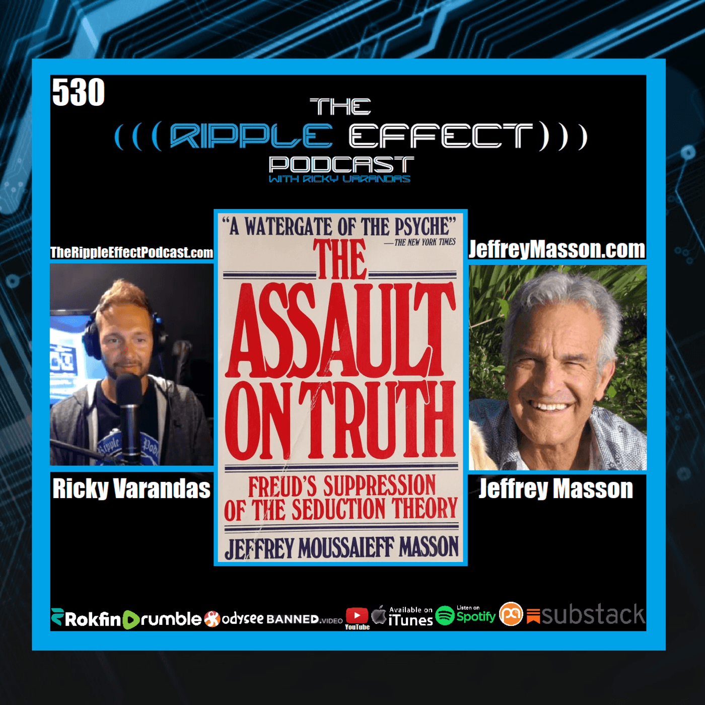 Episode 530: The Ripple Effect Podcast (Jeffrey Masson | Assault on Truth: Dark Science, Sexual Abuse & Psychiatry)