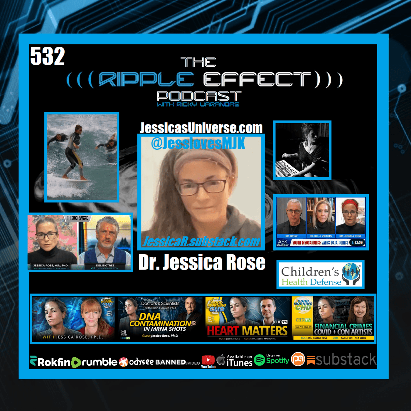 Episode 532: The Ripple Effect Podcast (Dr. Jessica Rose | Should We Have Hope or Fear For The Future?)