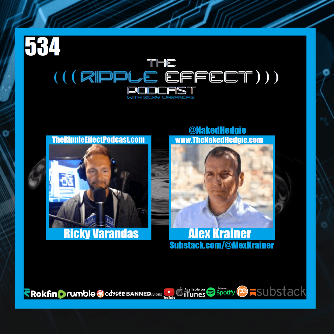 Episode 534: The Ripple Effect Podcast (Alex Krainer | A Honest Appraisal of Ourselves & The World)