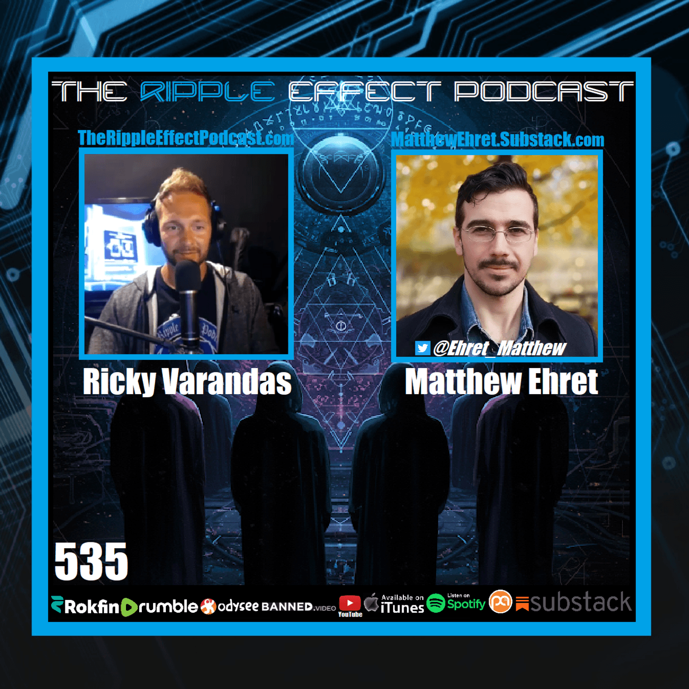 Episode 535: The Ripple Effect Podcast (Matt Ehret | Mystery Cults, Secret Societies, Invisible Colleges, A.I., UAPs & More)