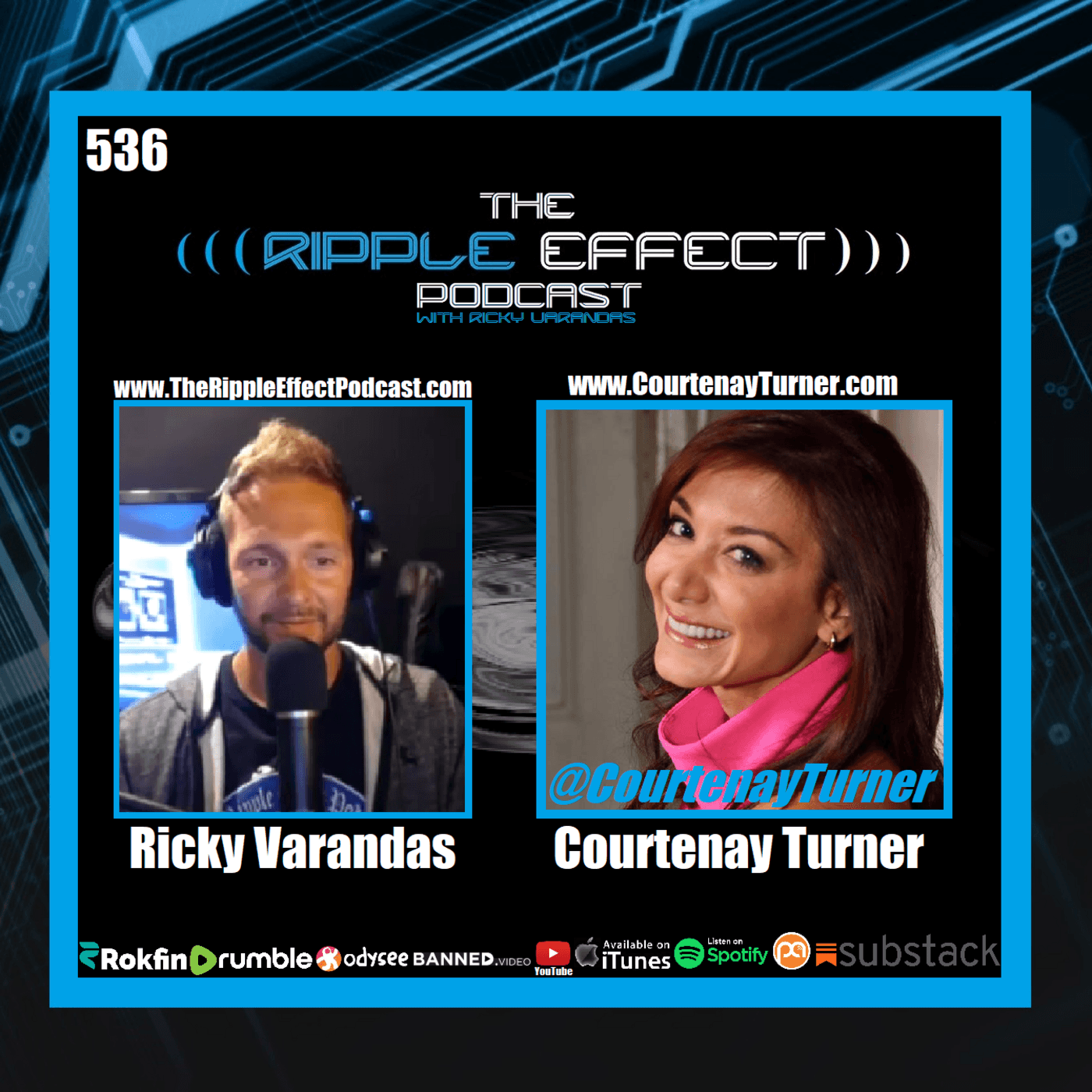 Episode 536: The Ripple Effect Podcast (Courtenay Turner | The World of The Philosophical & Psychological)
