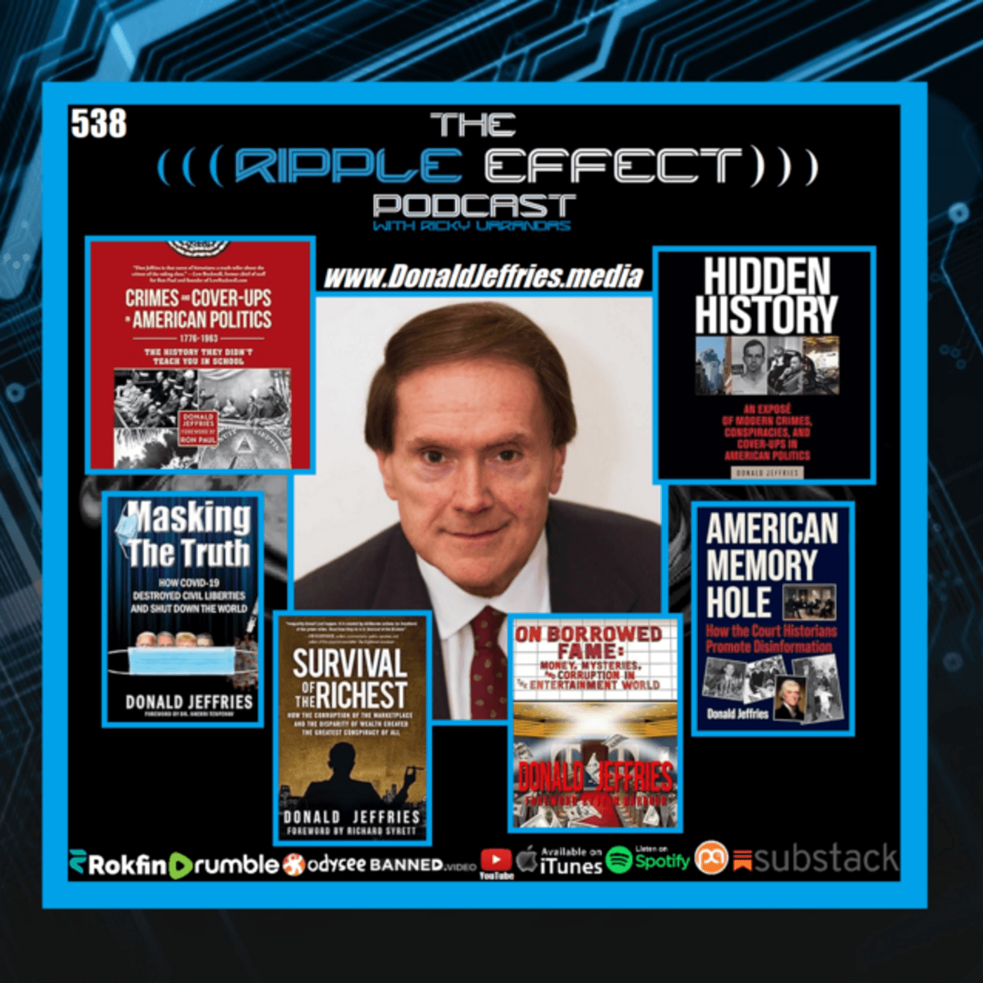 Episode 538: The Ripple Effect Podcast (Donald Jeffries | A Century of Crimes & Cover-Ups)