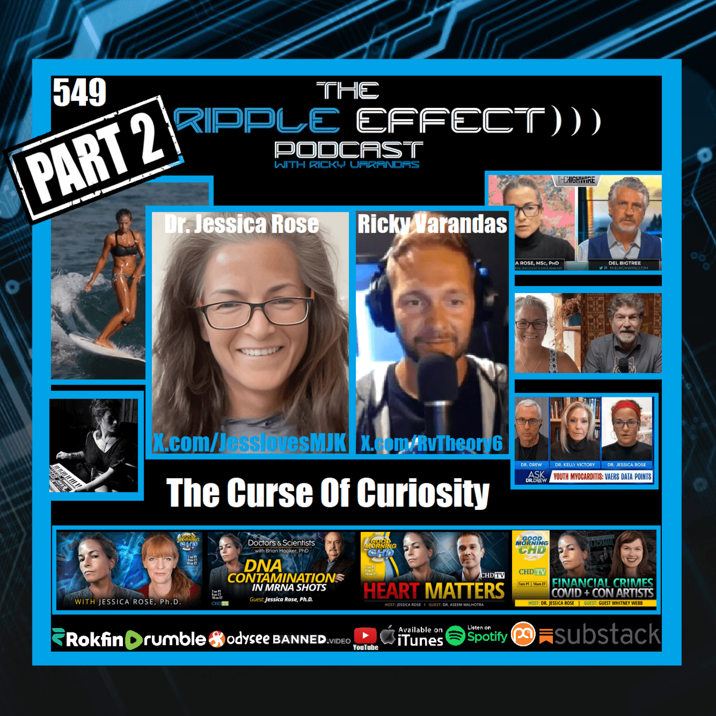 Episode 549: The Ripple Effect Podcast (Dr. Jessica Rose | The Curse of Curiosity: PART 2)