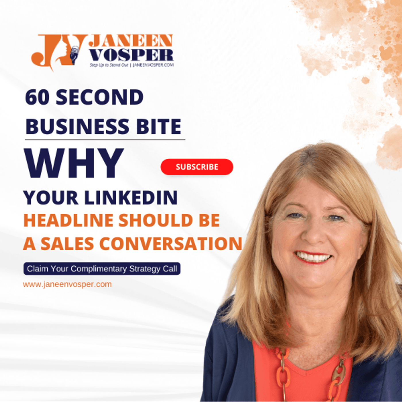 S2 Ep68: Why Your LinkedIn Headline Should be a Sales Conversation - A 60 Second Business Bite