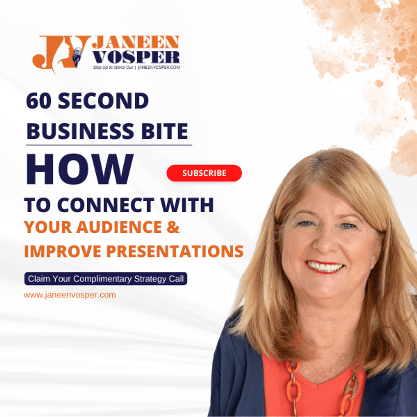 S2 Ep71: How to Connect with Your Audience and Improve Your Presentations - A 60 Second Business Bite