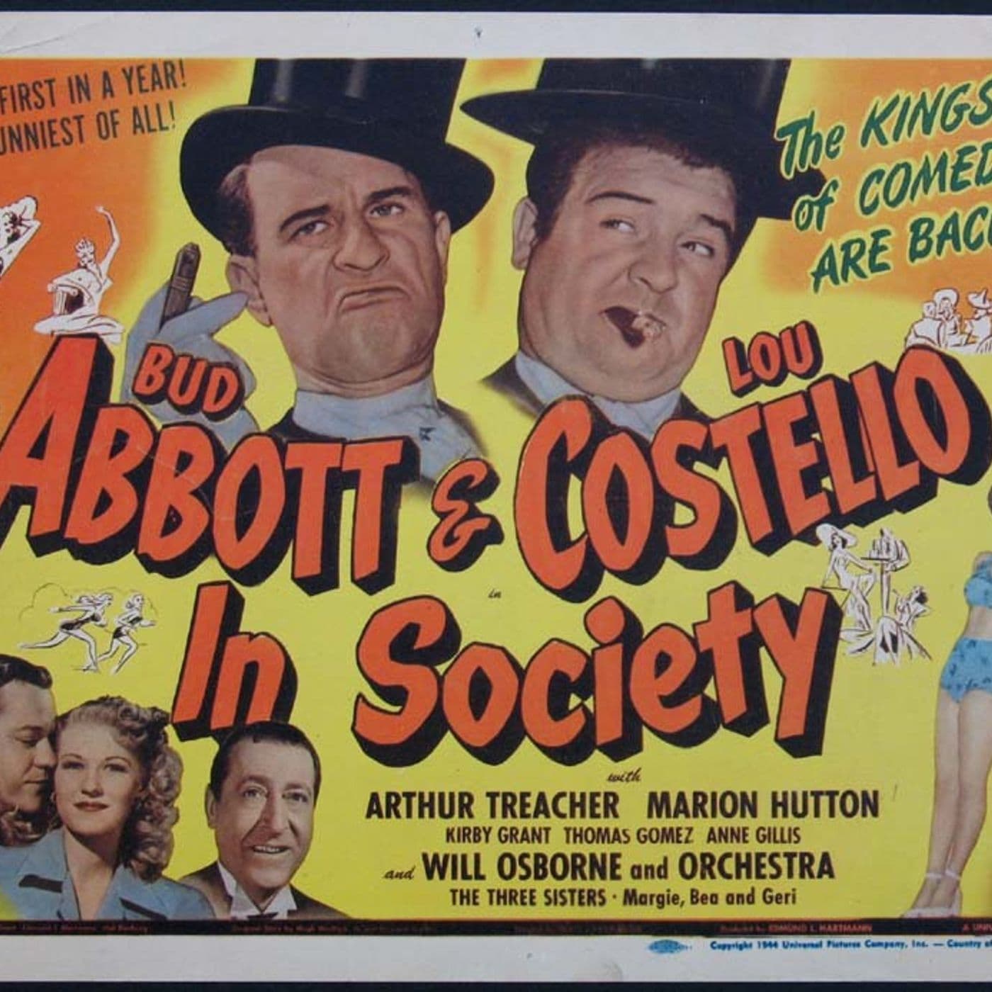 13: ABBOTT AND COSTELLO MEET THE PODCAST:  Episode 13 "IN SOCIETY"