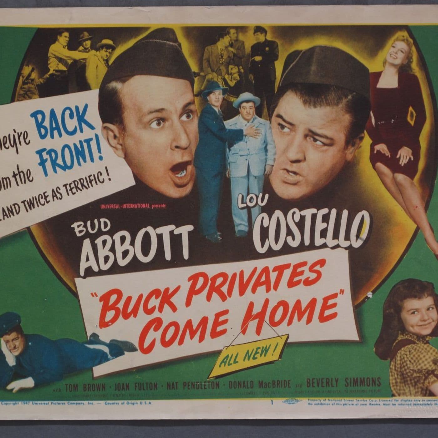 20: ABBOTT AND COSTELLO MEET THE PODCAST:  Episode 20 "BUCK PRIVATES COME HOME""
