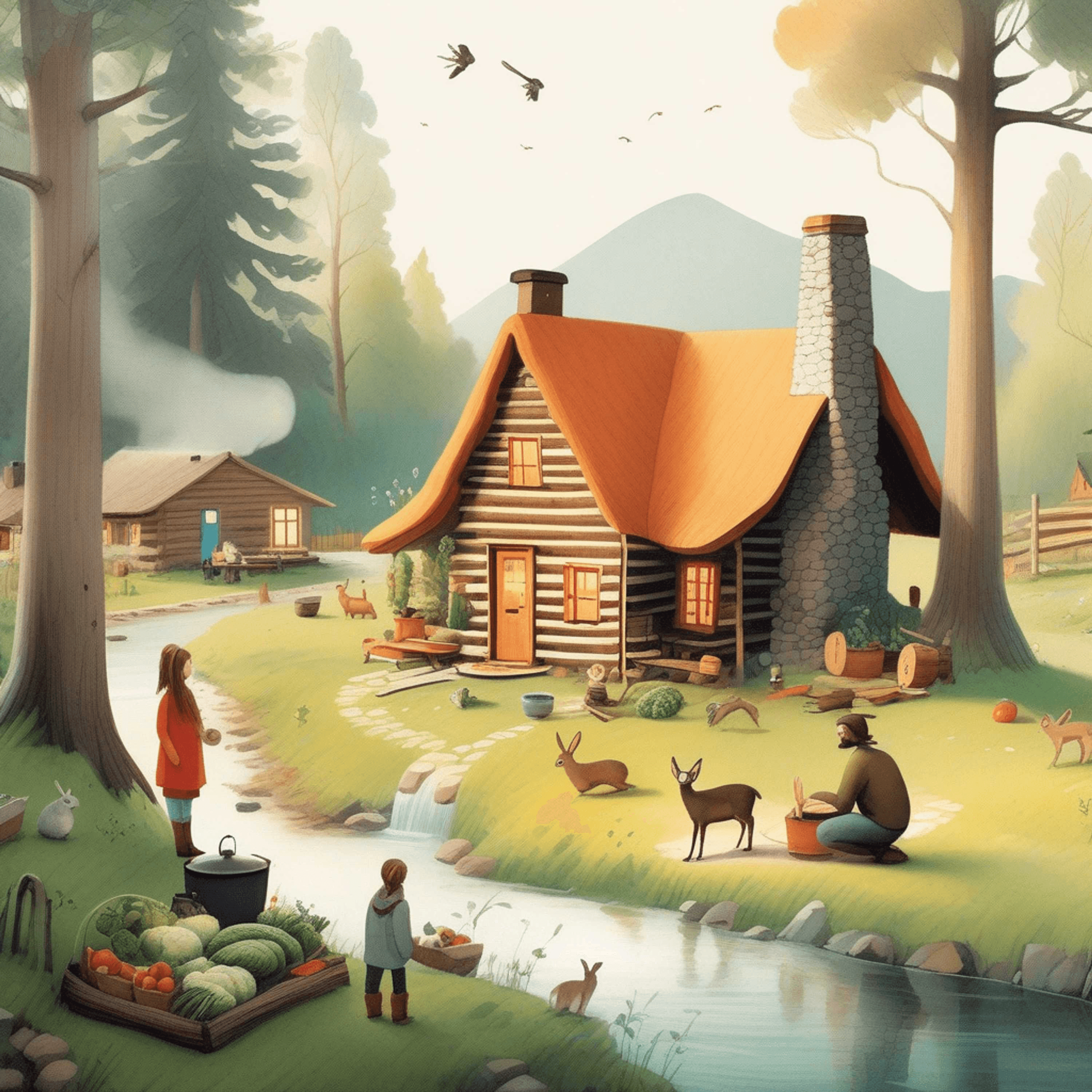 “Little House in the Big Woods: An Engaging Audio Summary of Pioneer Life”