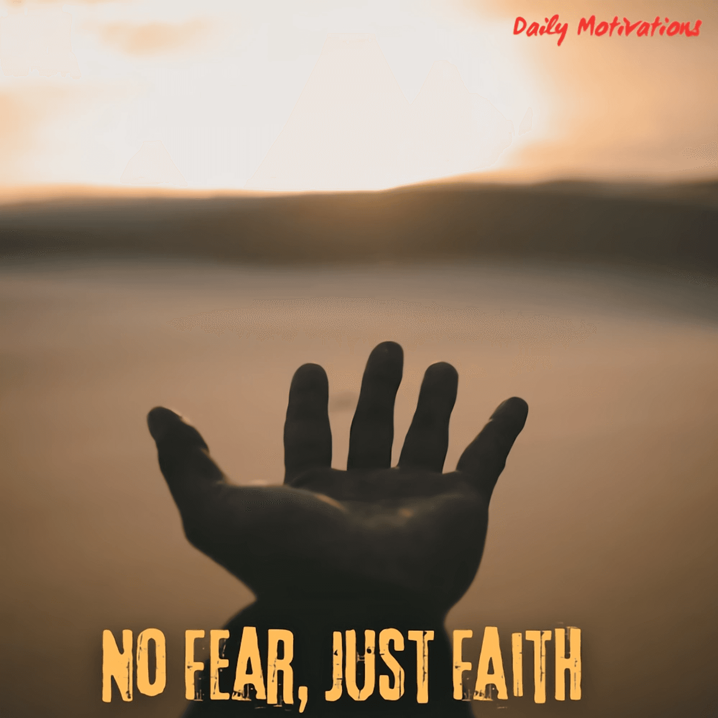 No Fear, Just Faith