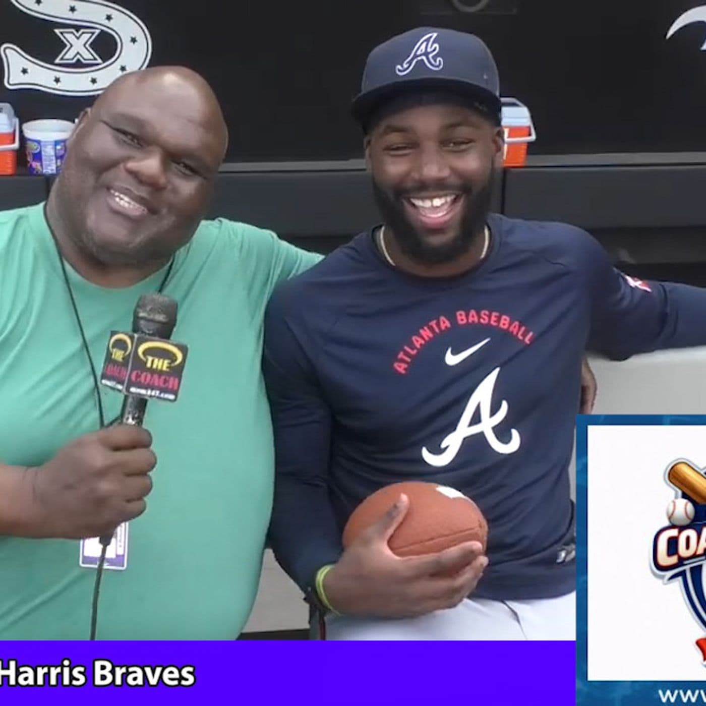 449: Michael Harris Braves & Coach Mayden MLB Stars of the Game One on One #2026 #sports #atlanta #mlb